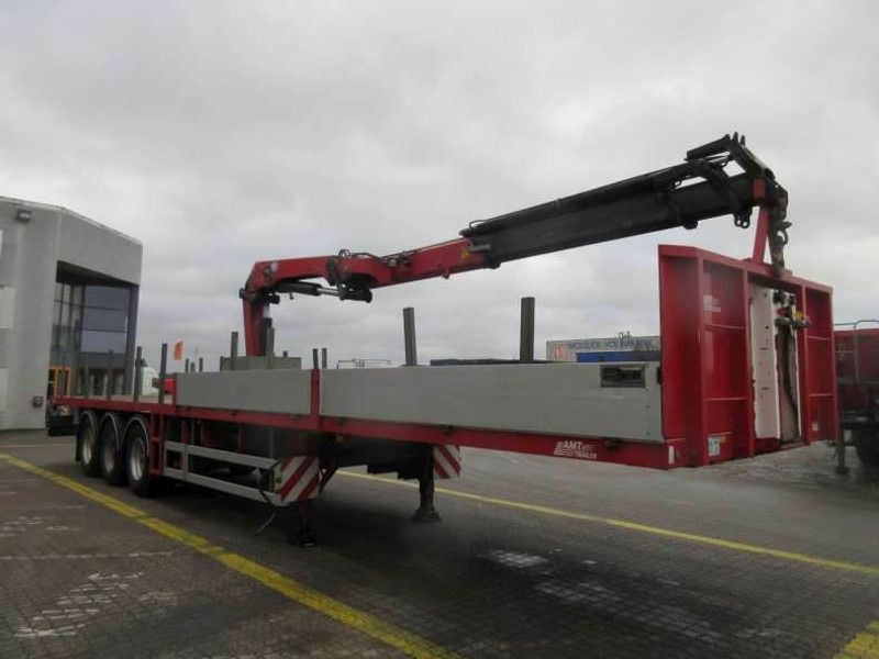 MTDK Cranetrailer/Kranauflieger/Krantrailer - Semi-remorque plateau: photos 2 MTDK Cranetrailer/Kranauflieger/Krantrailer - Semi-remorque plateau: photos 2
