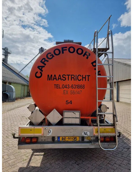Semi-remorque citerne Burg Chemical - INOX - RVS - 31 m3 - 3 Comp.: photos 7