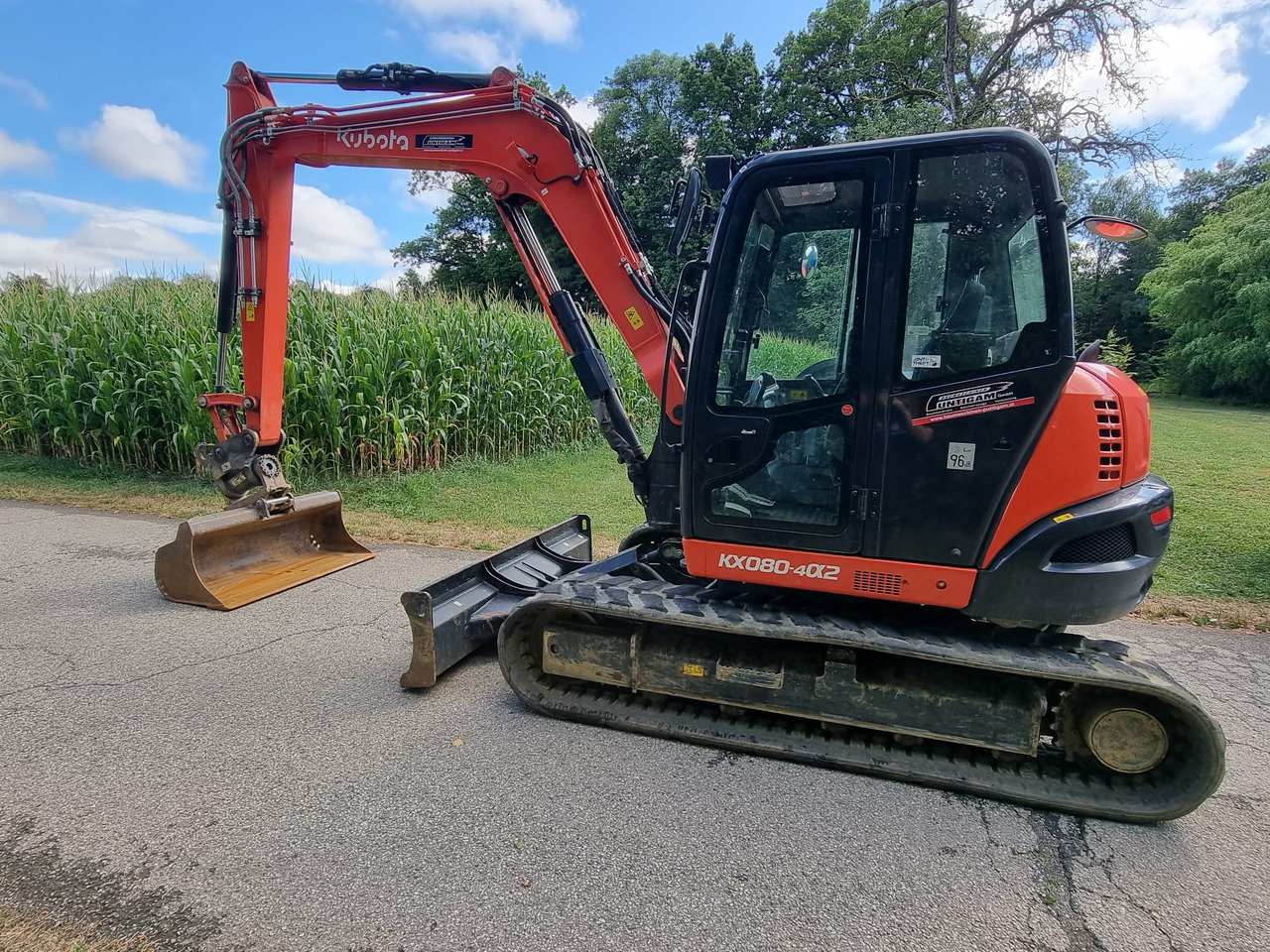 KUBOTA KX 080-4a2 - Mini pelle: photos 2 KUBOTA KX 080-4a2 - Mini pelle: photos 2
