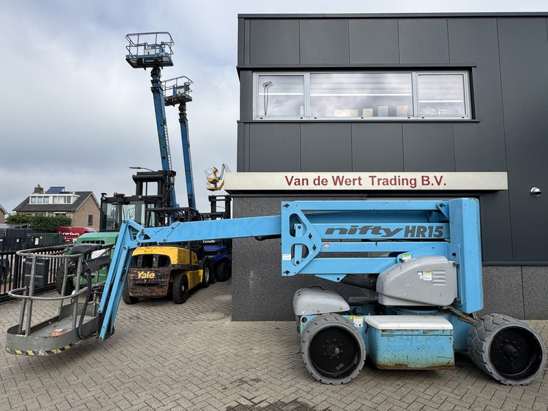 Niftylift HR15NDE Hoogwerker / Arbeitsbuhne 15.5M HYBRIDE ACCU/DIESEL 1365uur 2010 - Nacelle articulée: photos 1 Niftylift HR15NDE Hoogwerker / Arbeitsbuhne 15.5M HYBRIDE ACCU/DIESEL 1365uur 2010 - Nacelle articulée: photos 1
