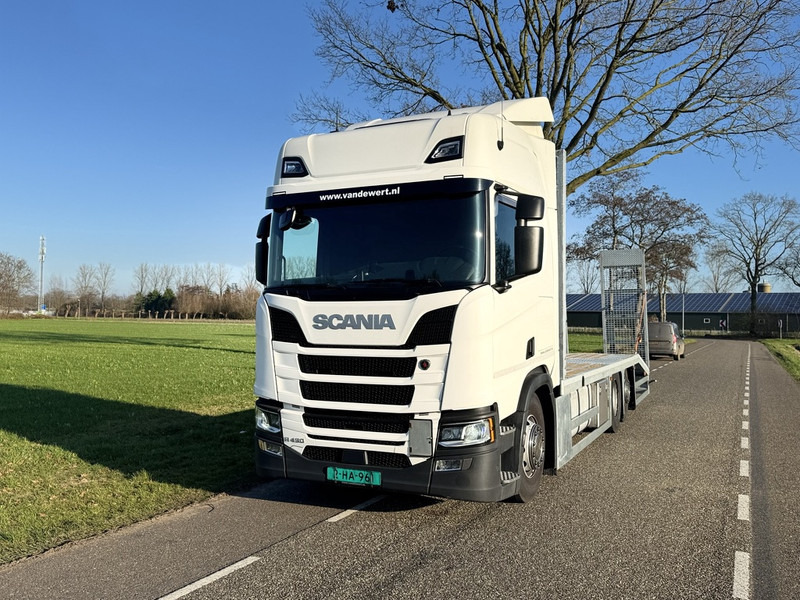 Scania R450 NGS 6X2 Machine Transporter / Oprij Vrachtwagen Euro 6 Automaat - Full Air - 2019 - Camion porte-voitures: photos 2 Scania R450 NGS 6X2 Machine Transporter / Oprij Vrachtwagen Euro 6 Automaat - Full Air - 2019 - Camion porte-voitures: photos 2