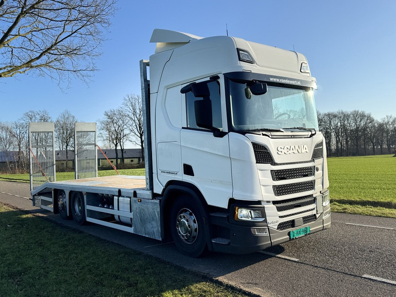 Scania R450 NGS 6X2 Machine Transporter / Oprij Vrachtwagen Euro 6 Automaat - Full Air - 2019 - Camion porte-voitures: photos 5 Scania R450 NGS 6X2 Machine Transporter / Oprij Vrachtwagen Euro 6 Automaat - Full Air - 2019 - Camion porte-voitures: photos 5