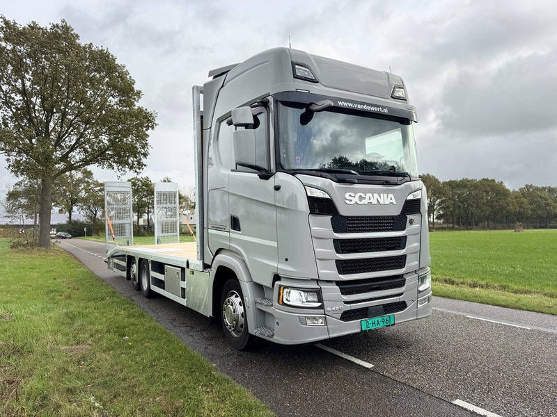 Scania S450 NGS 6X2 Machine Transporter / Oprij Vrachtwagen Euro 6 Automaat - Full Air - 2019 - APK 11-26 - Camion porte-voitures: photos 4 Scania S450 NGS 6X2 Machine Transporter / Oprij Vrachtwagen Euro 6 Automaat - Full Air - 2019 - APK 11-26 - Camion porte-voitures: photos 4