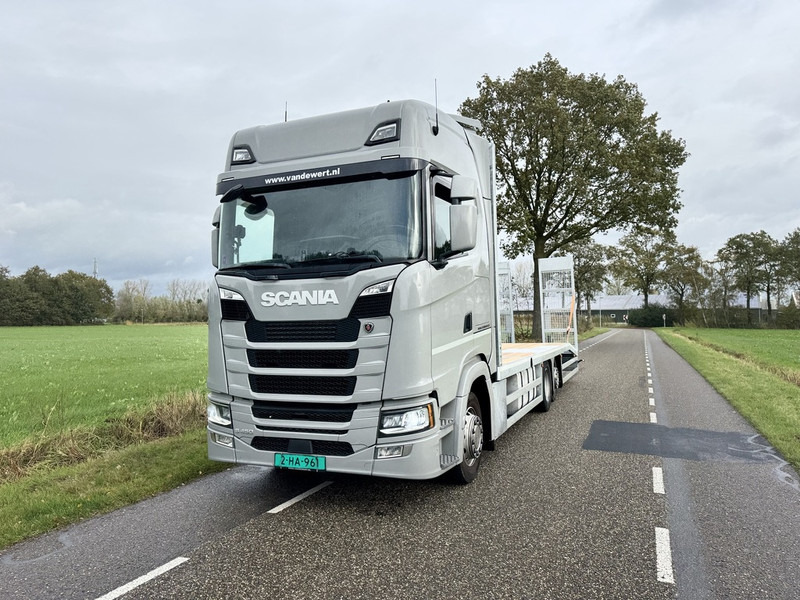 Scania S450 NGS 6X2 Machine Transporter / Oprij Vrachtwagen Euro 6 Automaat - Full Air - 2019 - APK 11-26 - Camion porte-voitures: photos 2 Scania S450 NGS 6X2 Machine Transporter / Oprij Vrachtwagen Euro 6 Automaat - Full Air - 2019 - APK 11-26 - Camion porte-voitures: photos 2