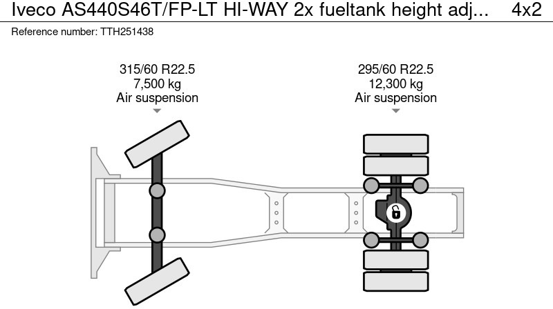 Tracteur routier Iveco AS440S46T/FP-LT HI-WAY 2x fueltank height adjustable 5th wheel: photos 20