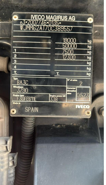 Tracteur routier Iveco AS440S46T/FP-LT HI-WAY 2x fueltank height adjustable 5th wheel: photos 17