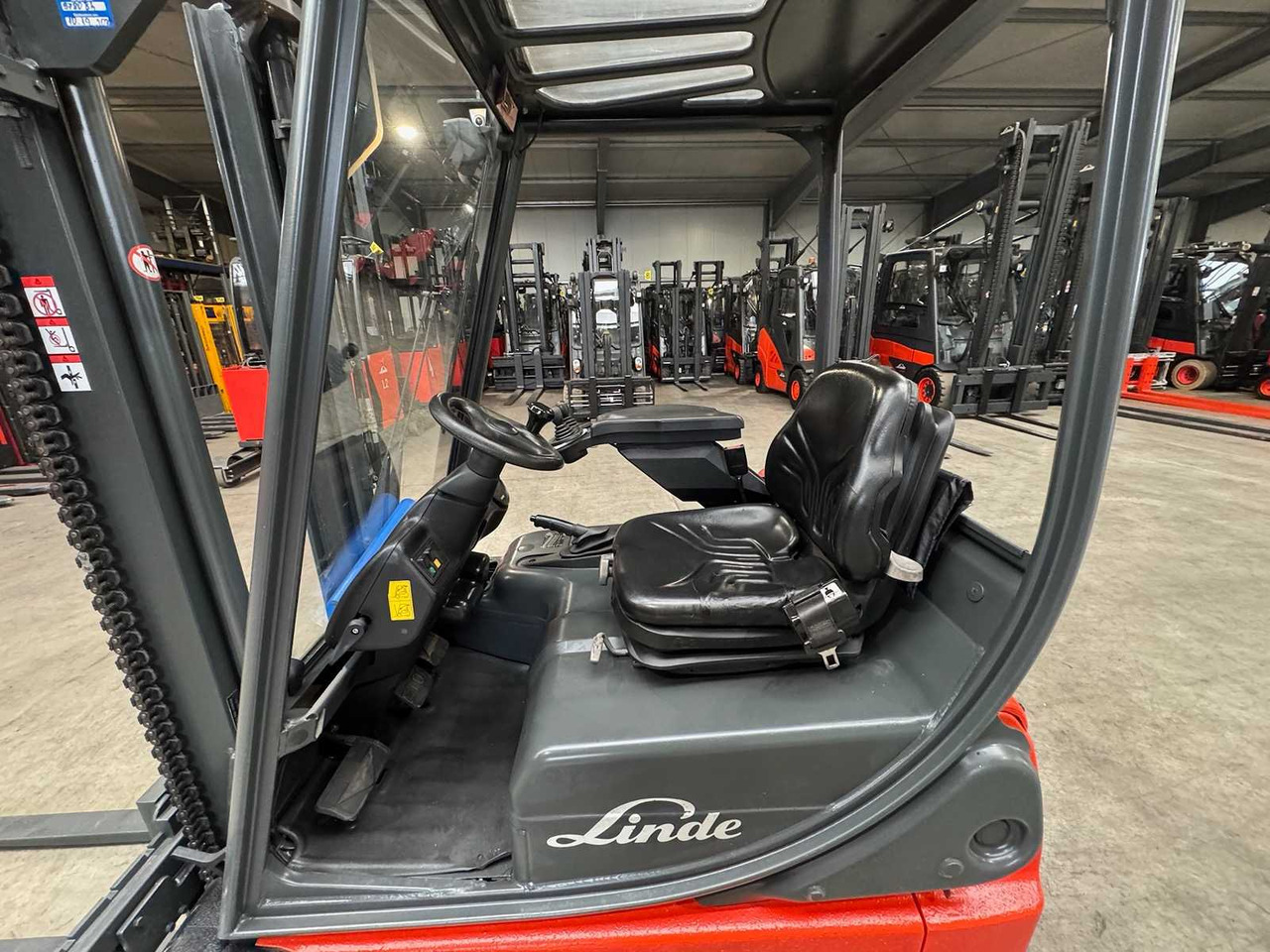 Chariot élévateur 2006 SERVICE + UVV 12/2026 LINDE E14 2,977 HOURS 4X TIRES NEW ELECTRIC FORKLIFT. E20 E16: photos 12