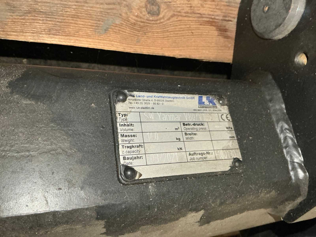 2021 L&K V80/V100 QUICK COUPLER, HYDR. - Chargeuse sur pneus: photos 4 2021 L&K V80/V100 QUICK COUPLER, HYDR. - Chargeuse sur pneus: photos 4