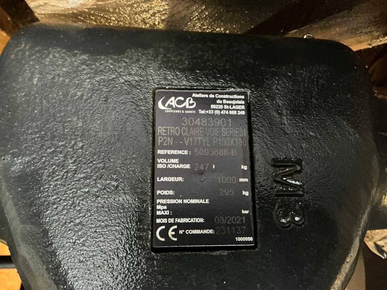 ACB - 2021 - SCREENING BUCKET 1000MM 247L B75W B95W - Chargeuse sur pneus: photos 5 ACB - 2021 - SCREENING BUCKET 1000MM 247L B75W B95W - Chargeuse sur pneus: photos 5