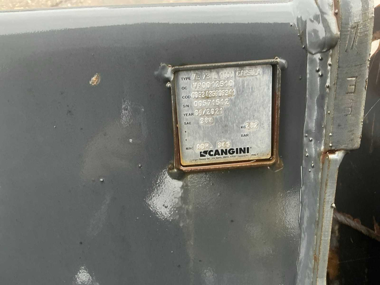 CANGHINI - VE73 - 2021 - SIEVE SPOON - 1000MM - TOOTH TYPE 5X DTE19 - S45 - Chargeuse sur pneus: photos 5 CANGHINI - VE73 - 2021 - SIEVE SPOON - 1000MM - TOOTH TYPE 5X DTE19 - S45 - Chargeuse sur pneus: photos 5