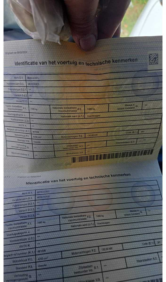 Camion 1999 MERCEDES-BENZ ATEGO TOWING VEHICLE / CAR TRANSPORTER: photos 12