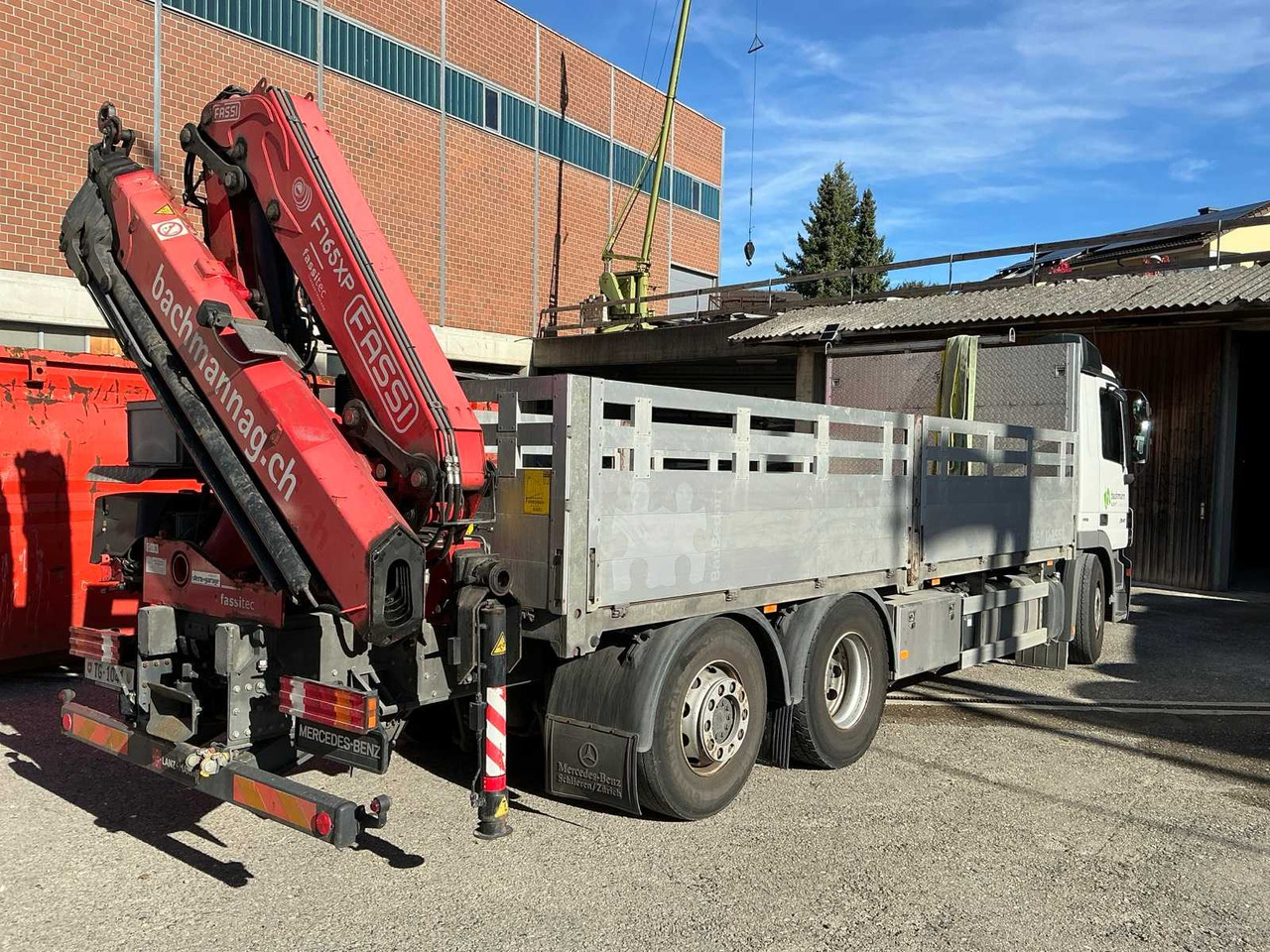 2008 MERCEDES-BENZ ACTROS 2541 TRUCK WITH REAR CRANE - Camion: photos 4 2008 MERCEDES-BENZ ACTROS 2541 TRUCK WITH REAR CRANE - Camion: photos 4