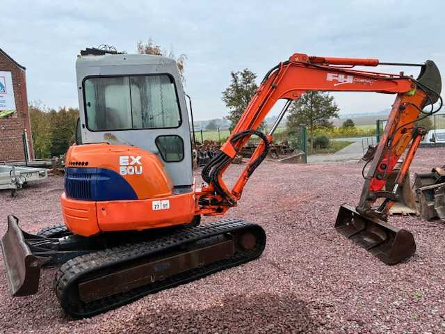 HITACHI EX 50-U MINI CRAWLER EXCAVATOR 4.6 TONS - Mini pelle: photos 2 HITACHI EX 50-U MINI CRAWLER EXCAVATOR 4.6 TONS - Mini pelle: photos 2