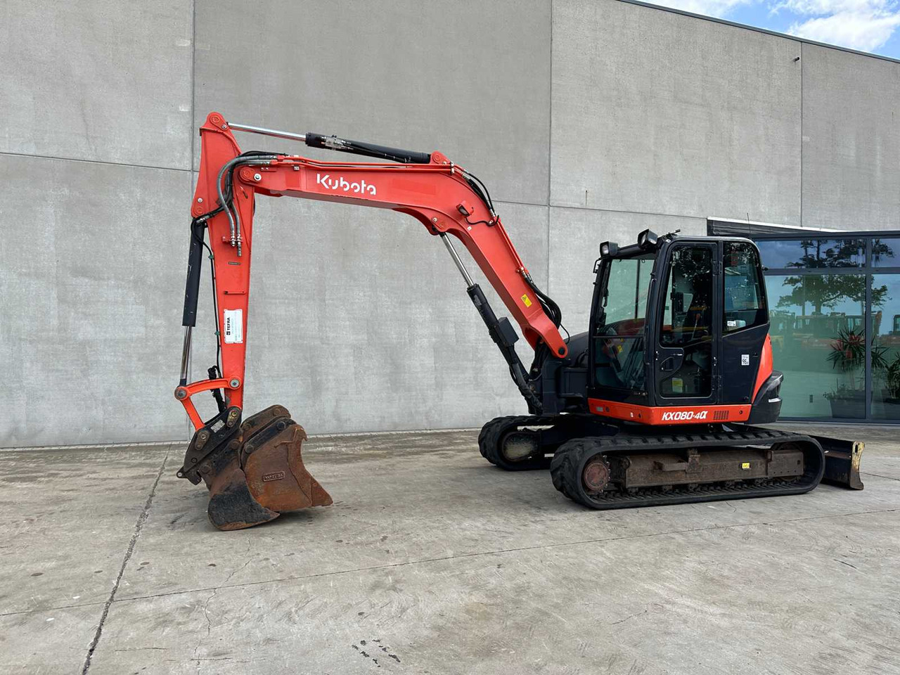 Kubota KUBOTA - 2018 - KX080 - MIDI EXCAVATOR - Pelle sur chenille: photos 1 Kubota KUBOTA - 2018 - KX080 - MIDI EXCAVATOR - Pelle sur chenille: photos 1