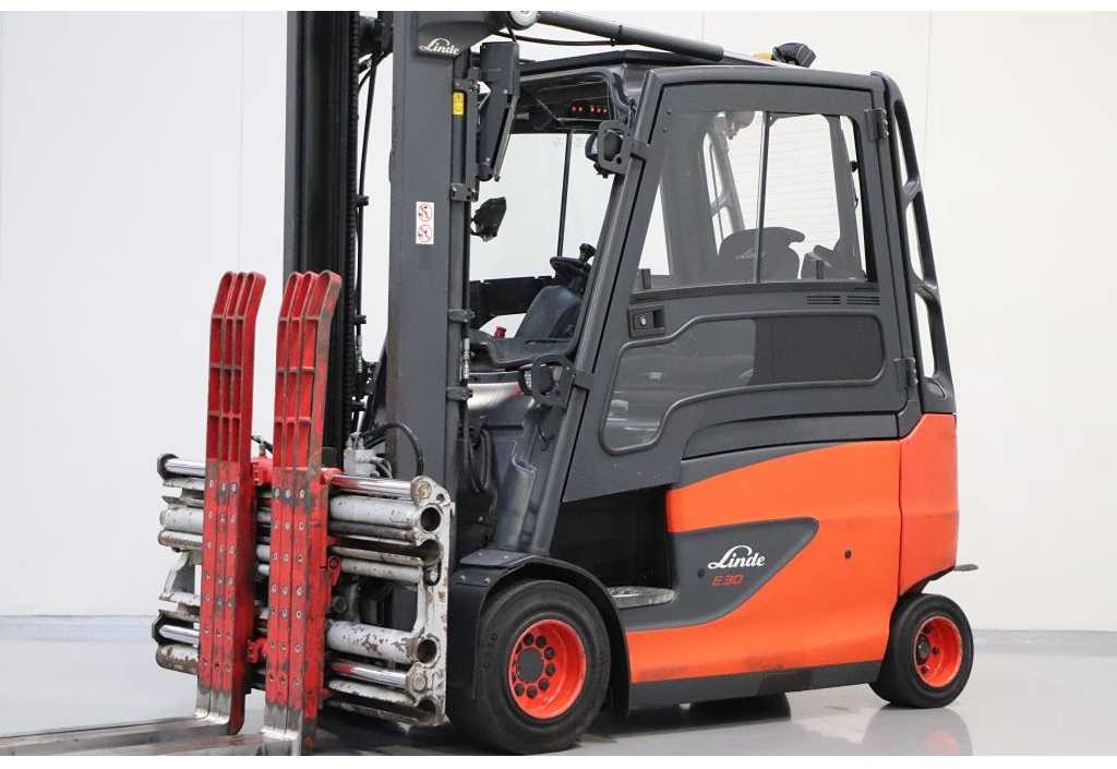 LINDE - 2017 - E30HL-01/600 - FORKLIFT, SIDESHIFT, FORK POSITIONER, - Chariot élévateur: photos 1 LINDE - 2017 - E30HL-01/600 - FORKLIFT, SIDESHIFT, FORK POSITIONER, - Chariot élévateur: photos 1