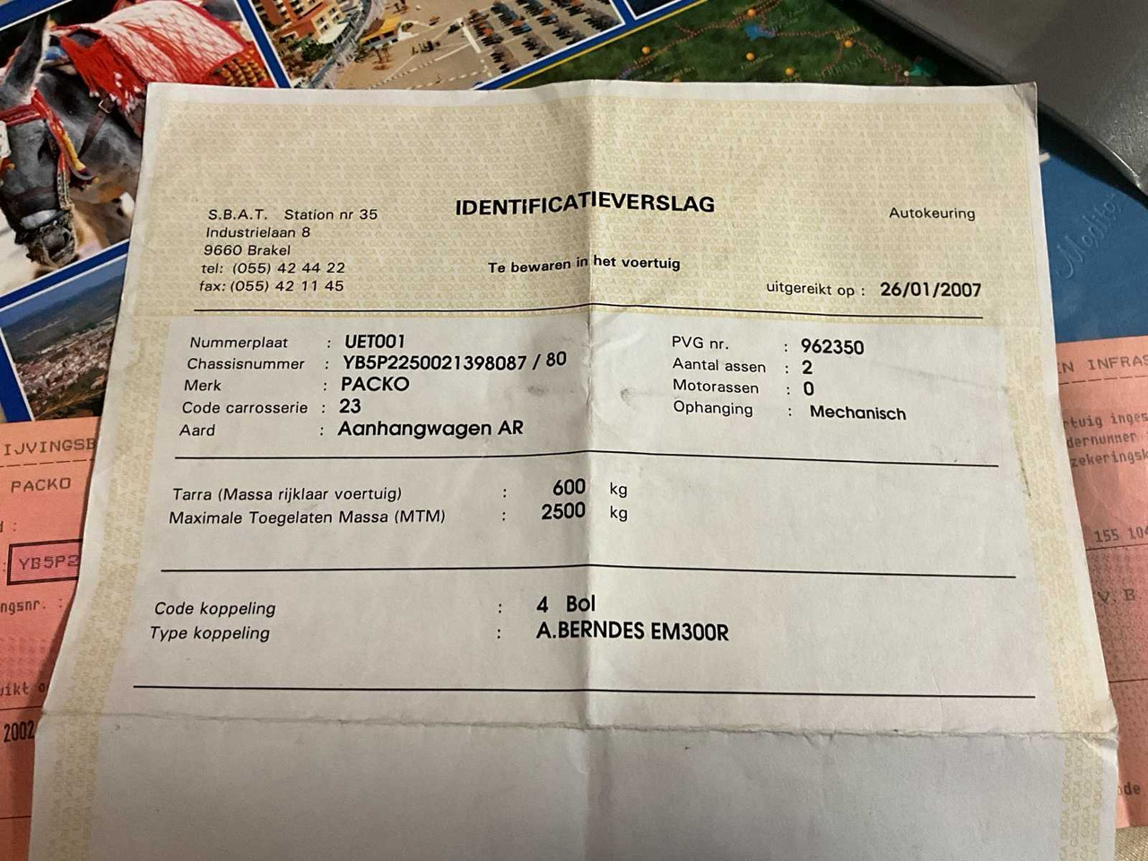 BRANTA 750KG TRAILER - Remorque: photos 3 BRANTA 750KG TRAILER - Remorque: photos 3