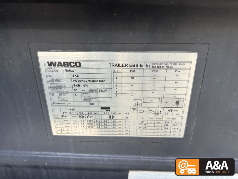 Semi-remorque citerne SPITZER SK 2760 CAL 60 CUB, 24 VOLT HYDRAULIC, VIBRATOR: photos 17