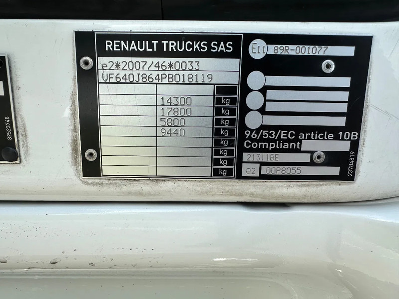 Renault D D.280.14 EURO6 2023. 750x248x245 en leasing occasion Renault D D.280.14 EURO6 2023. 750x248x245: photos 16