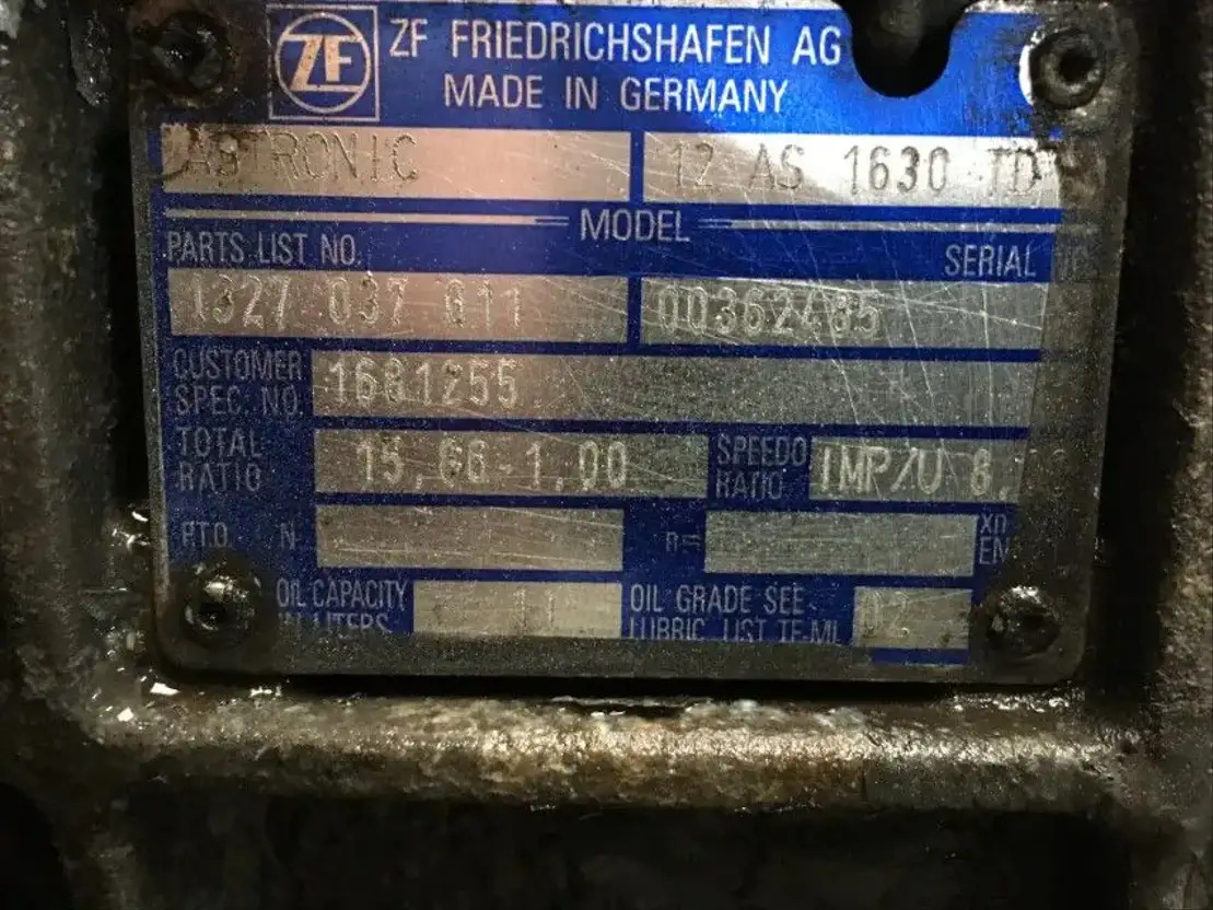 DAF Versnellingsbak 12AS1630 TD - Boîte de vitesse et pièces pour Camion: photos 3 DAF Versnellingsbak 12AS1630 TD - Boîte de vitesse et pièces pour Camion: photos 3