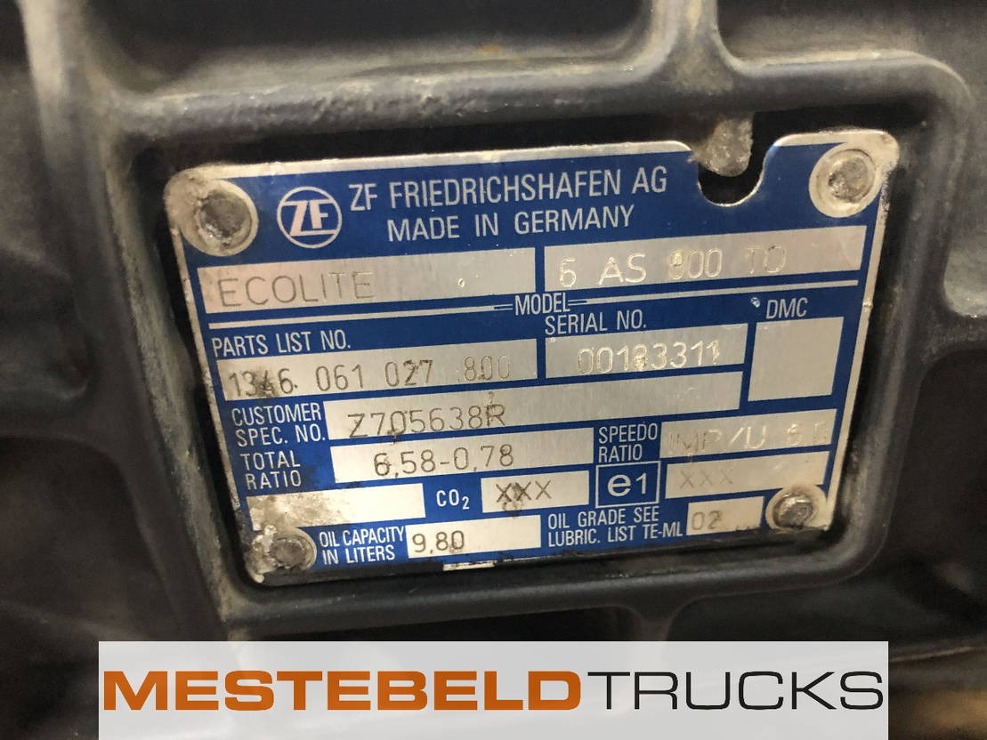 DAF Versnellingsbak 6 AS 800 TO - Boîte de vitesse et pièces pour Camion: photos 5 DAF Versnellingsbak 6 AS 800 TO - Boîte de vitesse et pièces pour Camion: photos 5