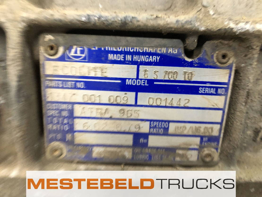 DAF Versnellingsbak 6S 700 TO mechanisch - Boîte de vitesse et pièces pour Camion: photos 5 DAF Versnellingsbak 6S 700 TO mechanisch - Boîte de vitesse et pièces pour Camion: photos 5