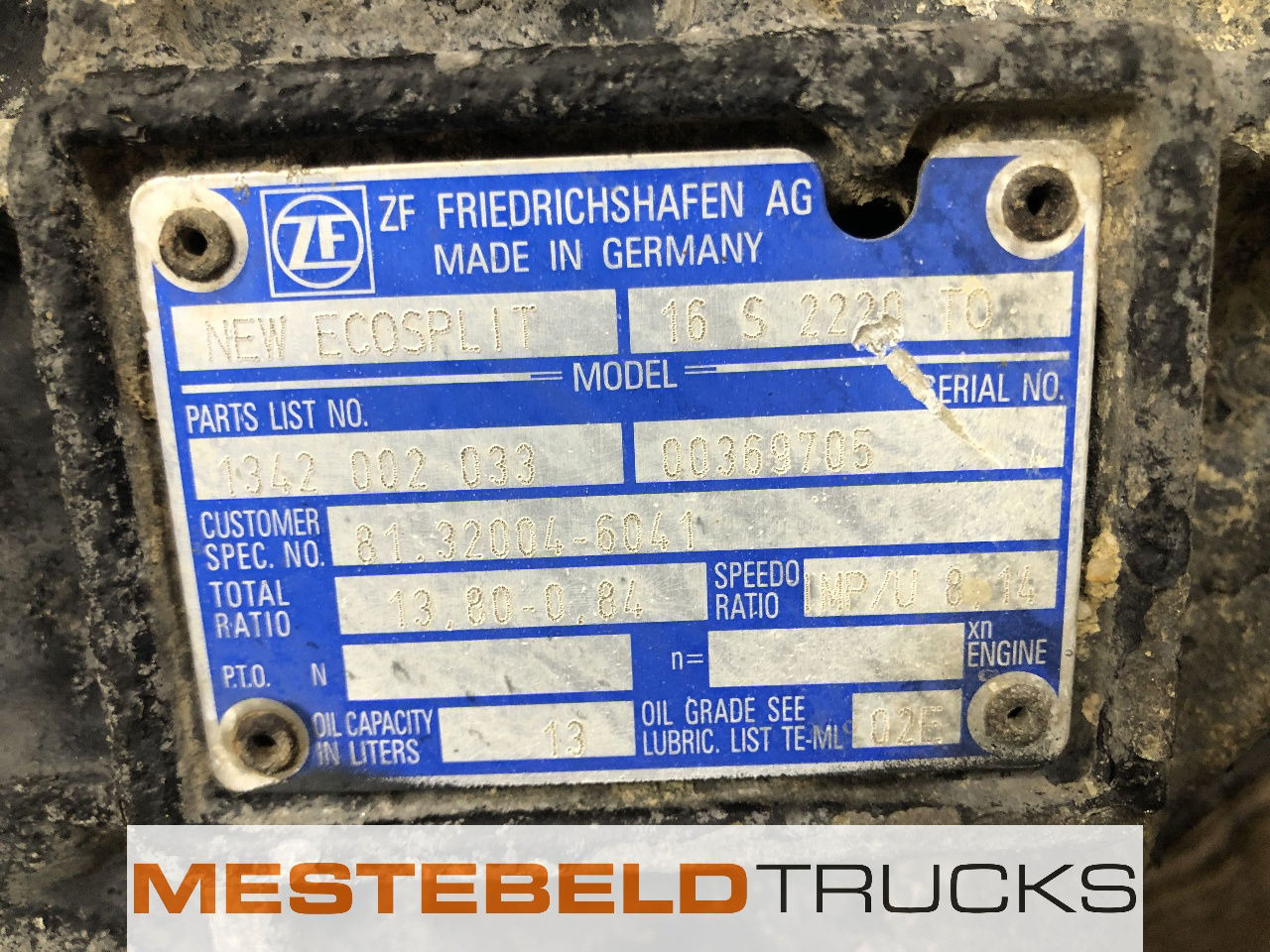MAN Versnellingsbak 16 S 2221 TO HVA+ NA - Boîte de vitesse et pièces pour Camion: photos 5 MAN Versnellingsbak 16 S 2221 TO HVA+ NA - Boîte de vitesse et pièces pour Camion: photos 5