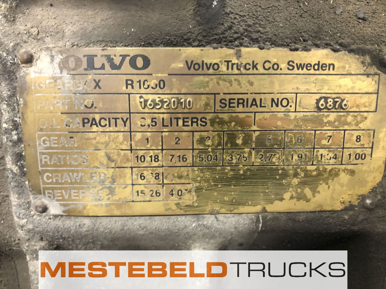 Volvo Versnellingsbak R1000 FL7 - Boîte de vitesse et pièces pour Camion: photos 5 Volvo Versnellingsbak R1000 FL7 - Boîte de vitesse et pièces pour Camion: photos 5