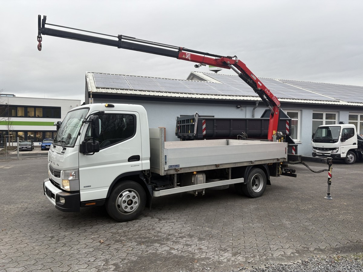 FUSO FUSO 9C18 Canter Pritsche 3.8m Kran 2x hydr. - Utilitaire plateau: photos 1 FUSO FUSO 9C18 Canter Pritsche 3.8m Kran 2x hydr. - Utilitaire plateau: photos 1
