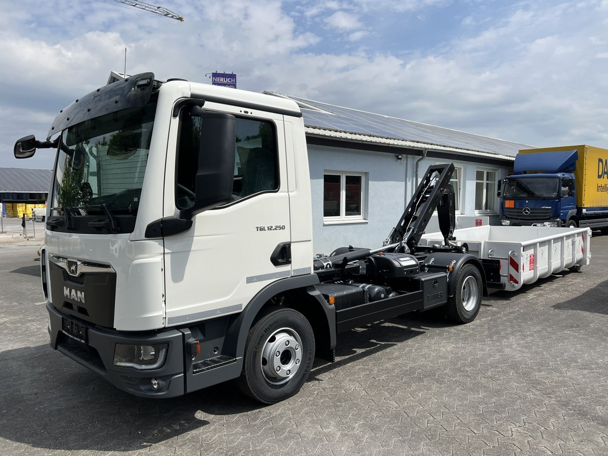 MAN TGL 12.250 BL NEU City Abrollkipper PowerMatic - Camion ampliroll: photos 1 MAN TGL 12.250 BL NEU City Abrollkipper PowerMatic - Camion ampliroll: photos 1