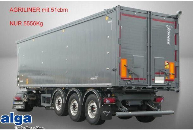Benalu Agriliner FL 9150, Alu, 51m³,Kombitür,Alu-Felgen - Semi-remorque benne: photos 1 Benalu Agriliner FL 9150, Alu, 51m³,Kombitür,Alu-Felgen - Semi-remorque benne: photos 1