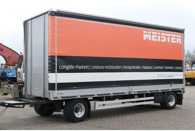 Dünschede PA 18/7, Jumbo, Bordwände, Alu-Felgen - Remorque rideaux coulissants: photos 2 Dünschede PA 18/7, Jumbo, Bordwände, Alu-Felgen - Remorque rideaux coulissants: photos 2
