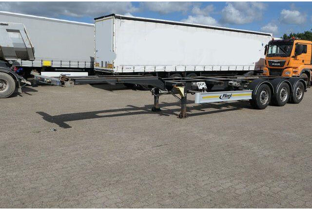 Semi-remorque surbaissé Fliegl SDS 380, 20/30/40 Fuß Container, Luft-Lift, BPW: photos 7