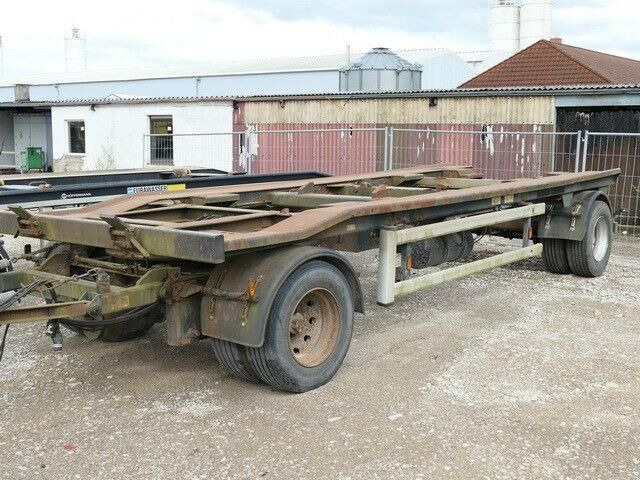 Huffermann HKA 18.70, Außenroller, Zwillingsreifen, BPW - Remorque porte-conteneur/ Caisse mobile: photos 2 Huffermann HKA 18.70, Außenroller, Zwillingsreifen, BPW - Remorque porte-conteneur/ Caisse mobile: photos 2