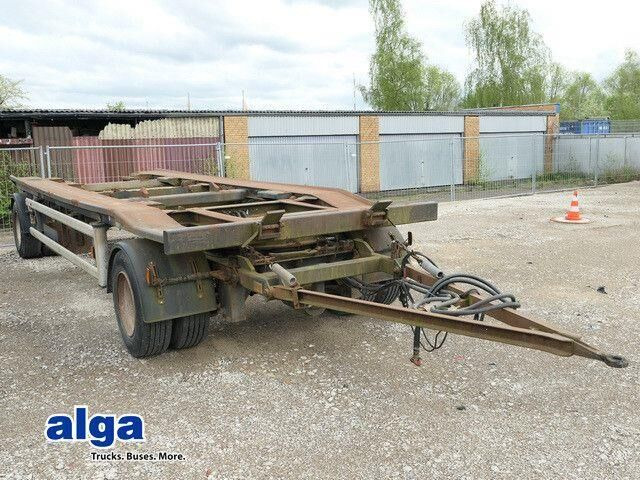 Huffermann HKA 18.70, Außenroller, Zwillingsreifen, BPW - Remorque porte-conteneur/ Caisse mobile: photos 1 Huffermann HKA 18.70, Außenroller, Zwillingsreifen, BPW - Remorque porte-conteneur/ Caisse mobile: photos 1