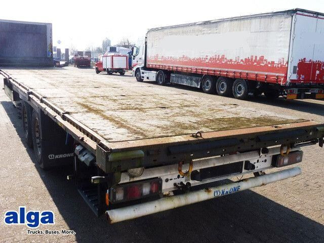 Krone SD, Plattform, Multi-Lock-Rahmen, Luft-Lift - Semi-remorque plateau: photos 1 Krone SD, Plattform, Multi-Lock-Rahmen, Luft-Lift - Semi-remorque plateau: photos 1