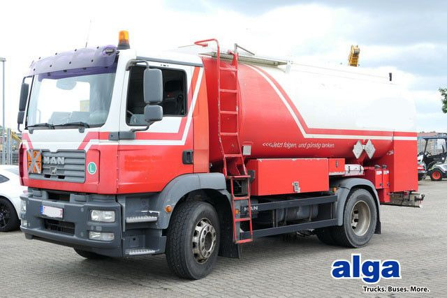 MAN 18.280 TGM, 14m³, 3 Kammern, 2x Schlauchtrommel - Camion citerne: photos 1 MAN 18.280 TGM, 14m³, 3 Kammern, 2x Schlauchtrommel - Camion citerne: photos 1