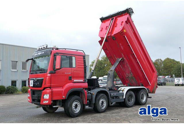 MAN 35.510 TGS BL 8x4, Meiller, 17m³,Schiebe-Verdeck - Camion benne: photos 1 MAN 35.510 TGS BL 8x4, Meiller, 17m³,Schiebe-Verdeck - Camion benne: photos 1