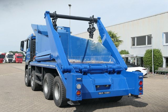 MAN 41.480 TGS 8x4, gr. Federpaket, 37tkm, 4-Achser - Camion multibenne: photos 4 MAN 41.480 TGS 8x4, gr. Federpaket, 37tkm, 4-Achser - Camion multibenne: photos 4