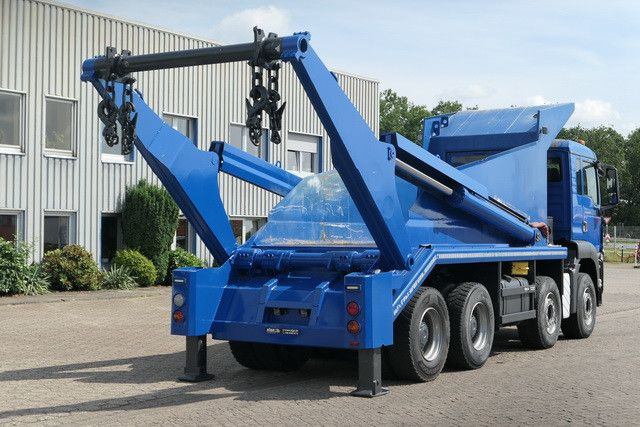 MAN 41.480 TGS 8x4, gr. Federpaket, 37tkm, 4-Achser - Camion multibenne: photos 3 MAN 41.480 TGS 8x4, gr. Federpaket, 37tkm, 4-Achser - Camion multibenne: photos 3