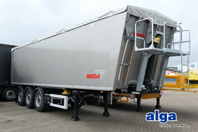 MEGA MNL, 52m³, Kombitür, Alu, Sofort verfügbar, SAF - Semi-remorque benne: photos 1 MEGA MNL, 52m³, Kombitür, Alu, Sofort verfügbar, SAF - Semi-remorque benne: photos 1