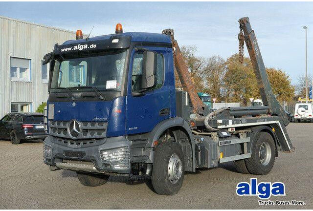 Mercedes-Benz 1832 K Arocs 4x2, Hiab SLT 140, teleskop., Klima - Camion - système de câble: photos 1 Mercedes-Benz 1832 K Arocs 4x2, Hiab SLT 140, teleskop., Klima - Camion - système de câble: photos 1