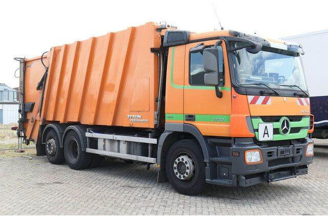 Mercedes-Benz 2532 L Actros 6x2, Faun, Zöller, 24m³, MP3, AC - Benne à ordures ménagères: photos 2 Mercedes-Benz 2532 L Actros 6x2, Faun, Zöller, 24m³, MP3, AC - Benne à ordures ménagères: photos 2