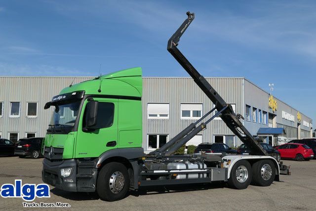 Mercedes-Benz 2546 L Actros 6x2, Meiller RS21.70, Lenk-Lift - Camion ampliroll: photos 1 Mercedes-Benz 2546 L Actros 6x2, Meiller RS21.70, Lenk-Lift - Camion ampliroll: photos 1