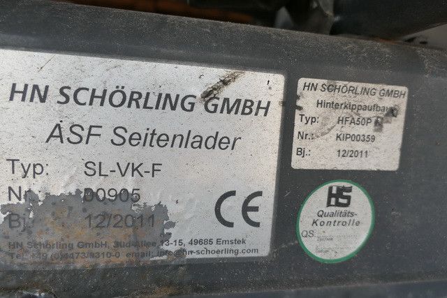 Benne à ordures ménagères Mercedes-Benz 2633 Econic, Schörling, Seitenlader, Klima,: photos 8