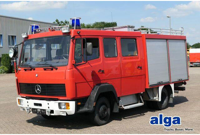 Mercedes-Benz 814 F/Feuerwehr/Pumpe/9 Sitze - Camion de pompier: photos 1 Mercedes-Benz 814 F/Feuerwehr/Pumpe/9 Sitze - Camion de pompier: photos 1