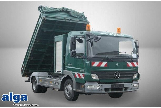 Mercedes-Benz 816 K Atego 4x2, 3. Sitz, 2x AHK, Diff-Sperre - Camion benne: photos 1 Mercedes-Benz 816 K Atego 4x2, 3. Sitz, 2x AHK, Diff-Sperre - Camion benne: photos 1