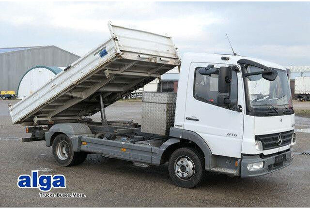 Mercedes-Benz 816 K Atego 4x2, Meiller, 3. Sitz, 2x AHK - Camion benne: photos 1 Mercedes-Benz 816 K Atego 4x2, Meiller, 3. Sitz, 2x AHK - Camion benne: photos 1