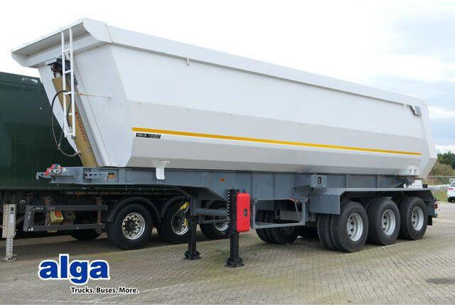 Alga,42m³, Stahl, 3-Achser, große Achsen, 5 Stk. - Semi-remorque benne: photos 1 Alga,42m³, Stahl, 3-Achser, große Achsen, 5 Stk. - Semi-remorque benne: photos 1