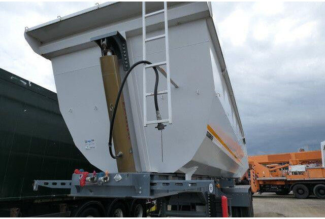 Alga,42m³, Stahl, 3-Achser, große Achsen, 5 Stk. - Semi-remorque benne: photos 2 Alga,42m³, Stahl, 3-Achser, große Achsen, 5 Stk. - Semi-remorque benne: photos 2