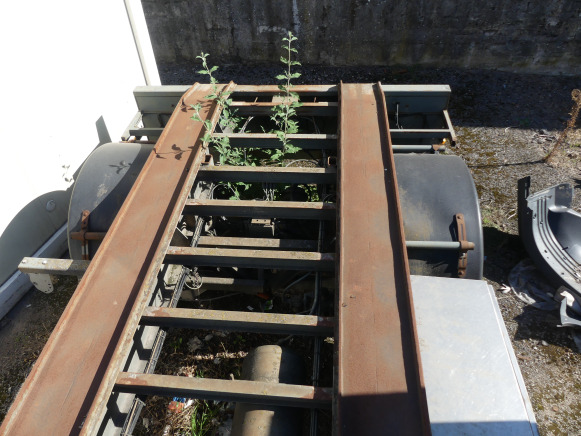 REF:5287 - Remorque porte-container Burg BPDA 10-10 B/1 - Remorque ampliroll/ Multibenne: photos 5 REF:5287 - Remorque porte-container Burg BPDA 10-10 B/1 - Remorque ampliroll/ Multibenne: photos 5